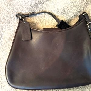 Coach small brown leather purse